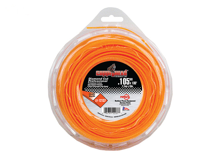 Rotary 12137 67030 Fits CentralSparesUK Trimmer Line .105 1/2 Lb.Donut Diamond