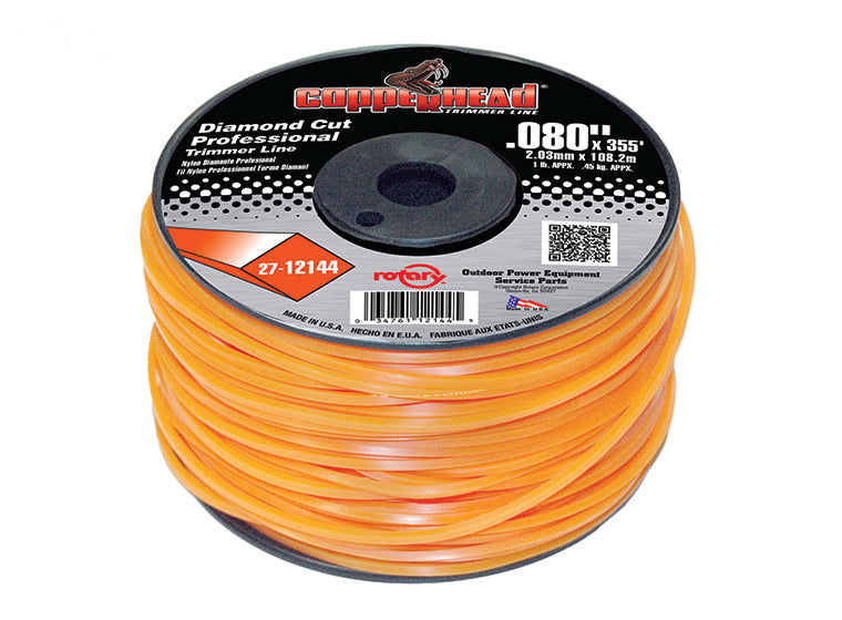 12144 Rotary Trimmer Line .080 1 Lb.Spool Diamond