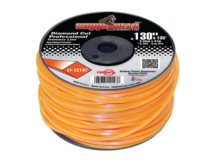 Rotary 12147 67030 Fits CentralSparesUK Trimmer Line .130 1 Lb.Spool Diamond