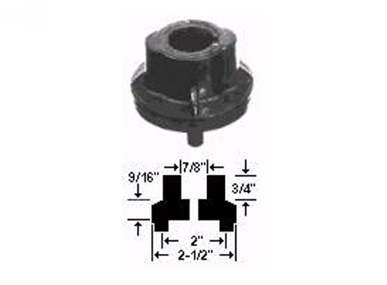 1224 Rotary Blade Adaptor 7/8"