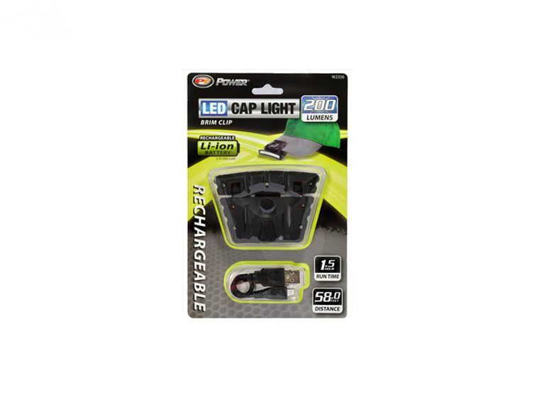 16674 Rotary Led Cap Light With Brim Clip