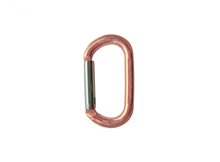 USR-127-AU US Rigging Oval Aluminum Carabiner
