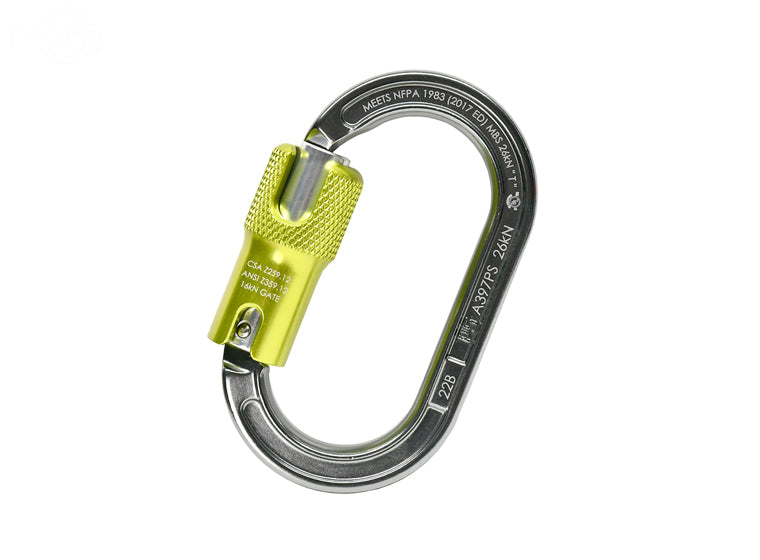 USR-17-A3T9P US Rigging Pro Climb I-Beamer Triple Lock Carabiner