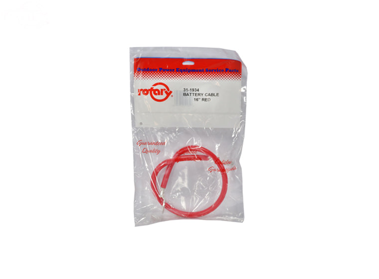 1934 Rotary Battery Cable 16" Red