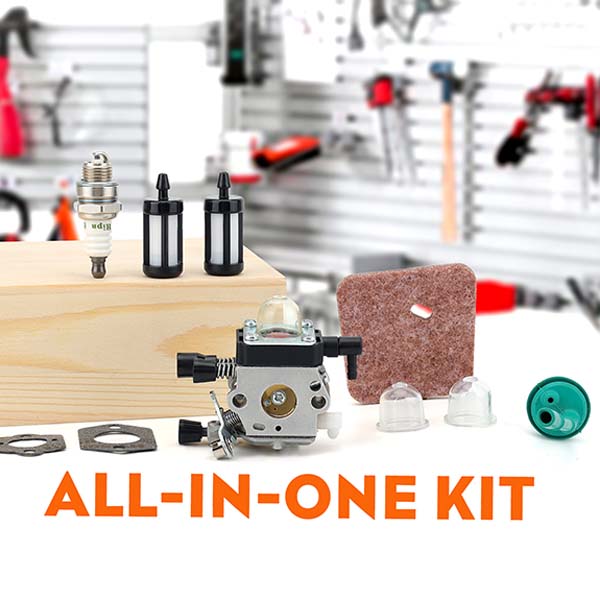 Hipa C1Q-S97 FS55 Carburetor Kit for Stihl FS 55 FS38 FS45 FS46 FC55 HL45 KM55 Engine Trimmer # C1Q-S186 C1Q-S187 C1Q-S53 C1Q-S291 4140-120-0619
