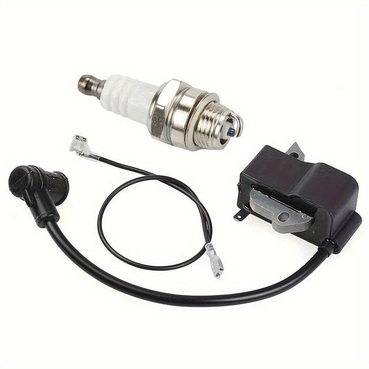 4137 400 1350 Ignition Coil W/ Spark plug Kit For Stihl FS80 SP80 FS75 FS85 FC75 FC85 KM85 HL75 Trimmer