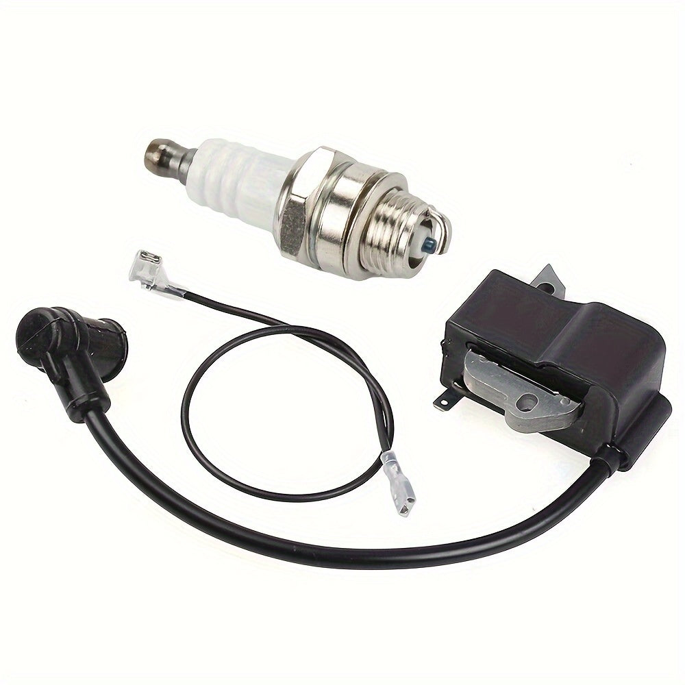 4137 400 1350 Ignition Coil W/ Spark plug Kit For Stihl FS80 SP80 FS75 FS85 FC75 FC85 KM85 HL75 Trimmer