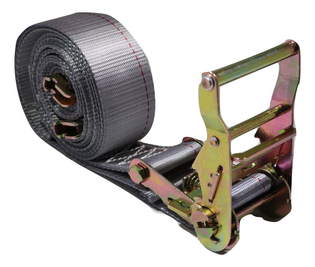 12, 16 or 20 Ft Interior Van Ratchet Strap with 1/pc Spring "E" Fittings