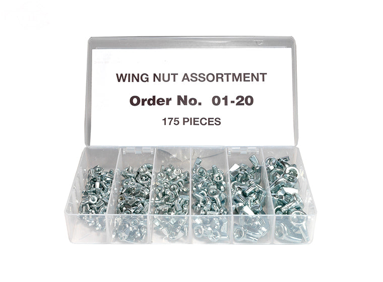 20 Rotary Nut Wing Assortment