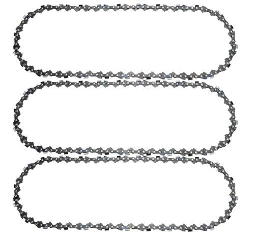 3 x 35 cm Sägekette 3/8"LP 52 Antriebsglieder 1,1 mm Rückschlagsarme Kette kompatibel mit Makita DUC353, Einhell GP-LC 36/35 Li, Bosch AKE 35-19 S/AKE 35 S, Dolmar, Oregon, Husqvarna und mehr