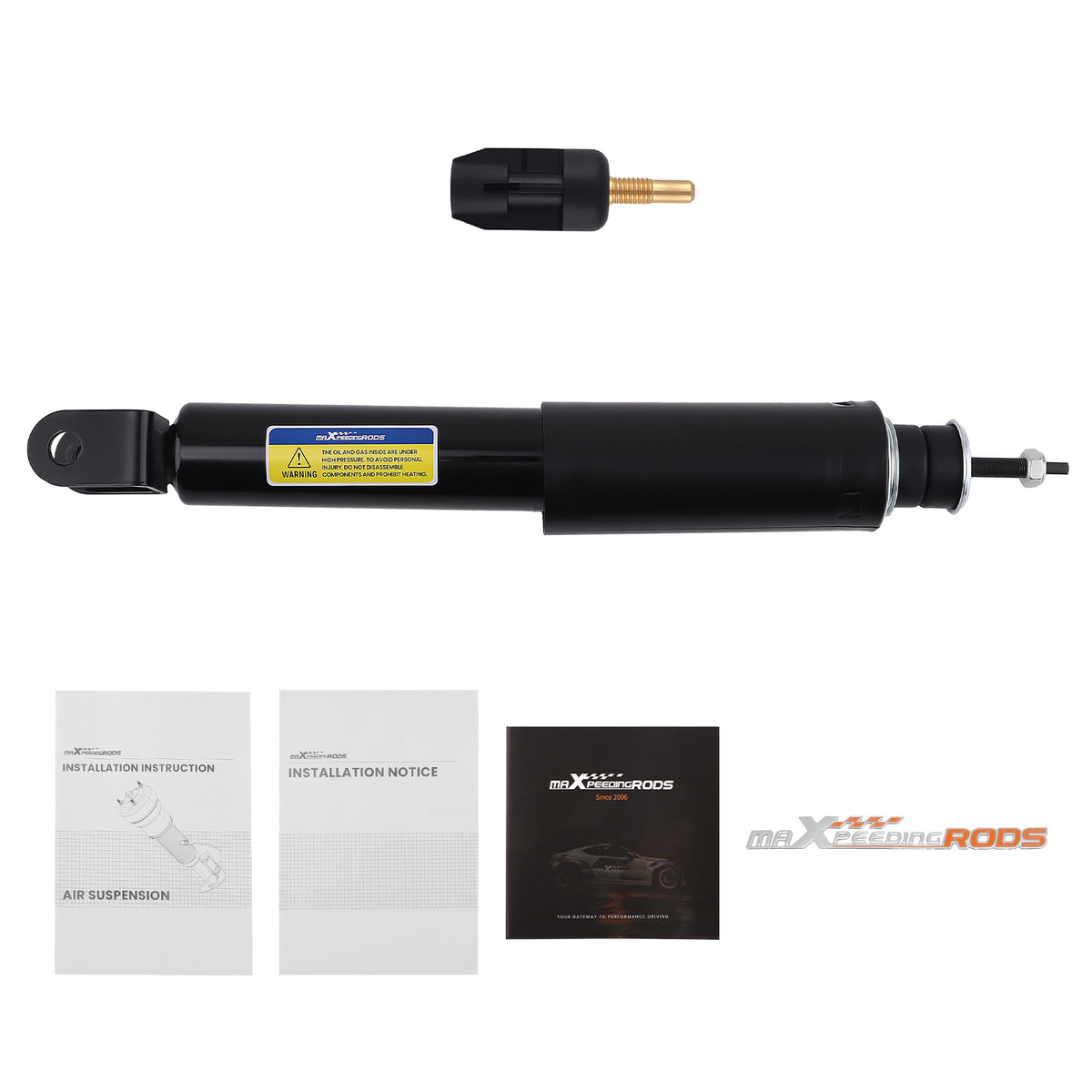 Front Active Suspension to Passive Gas Shocks Kit compatible For Cadillac Escalade 2006