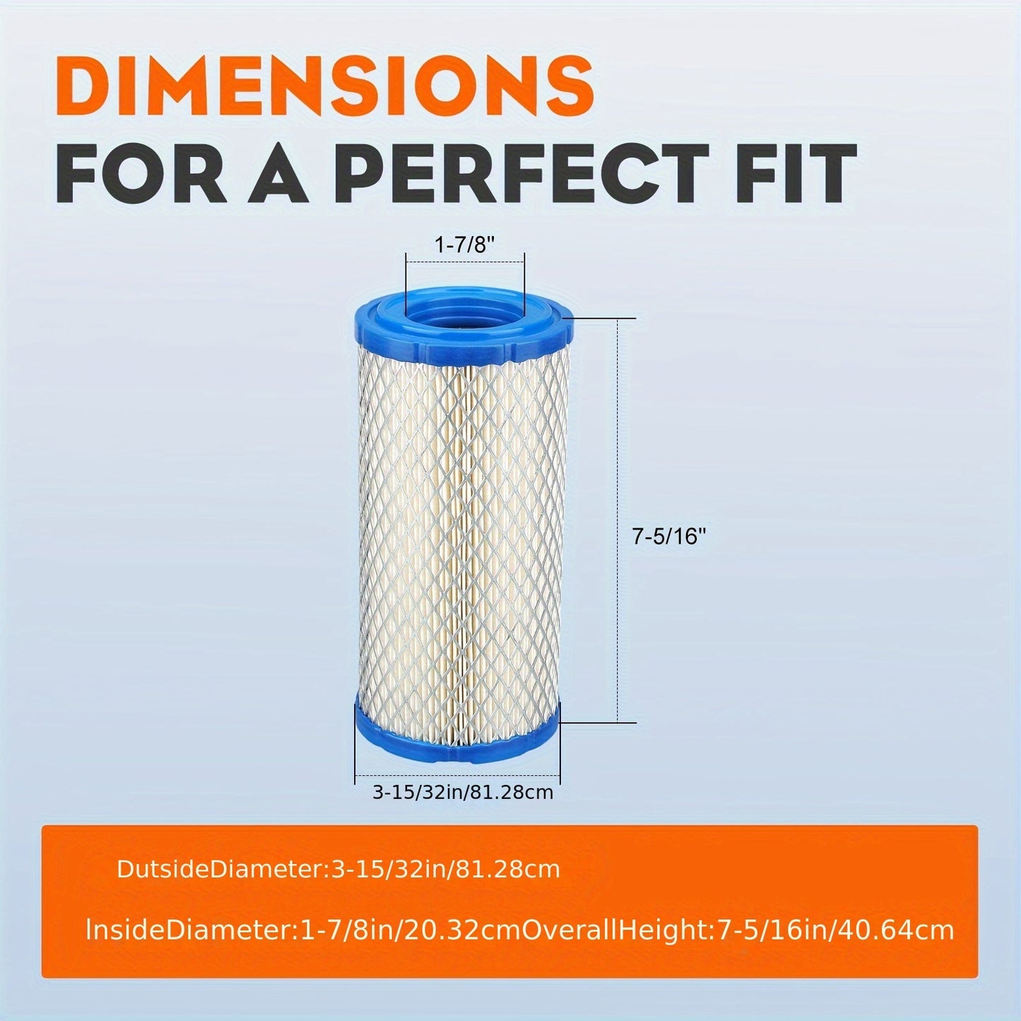 25 083 02-S Air Filter for Kohler TH16 CV493 CH680 Engine Toro 74162 74199 Mower