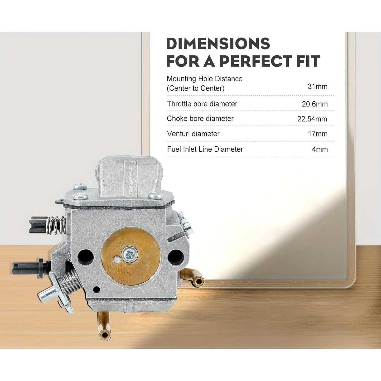 1 Complete Carburetor Kit - Universally Compatible with Stihl 029 MS290 MS310 MS390 Chainsaws, Complete with Air Filter, Fuel Line, Spark Plug, Gaskets OEM Part Numbers 1127 120 0650