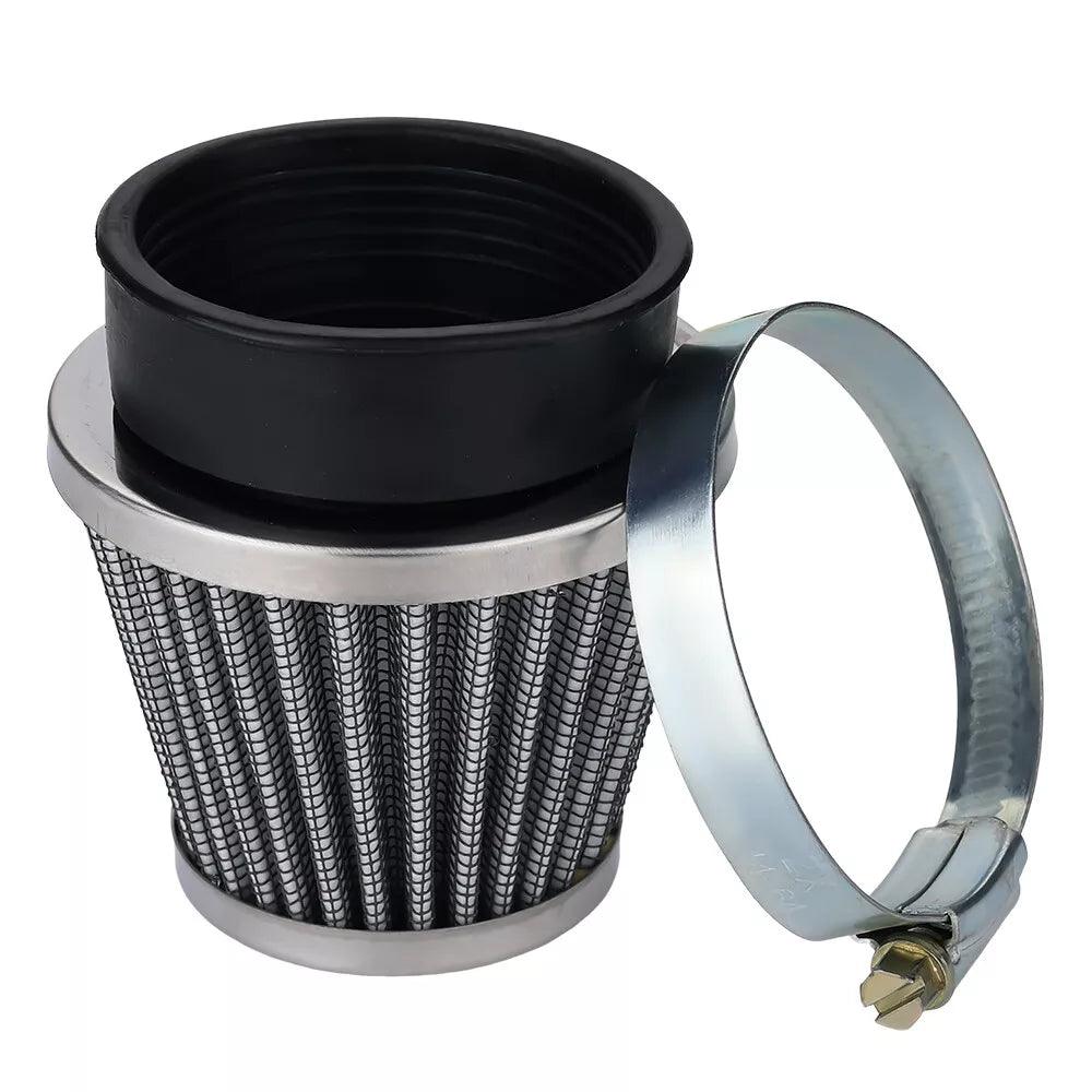 2pcs 54mm Air Filters Chrome Cone for Suzuki GS1000 GS750 GT550 GS700 GS850 Kawasaki Yamaha Honda