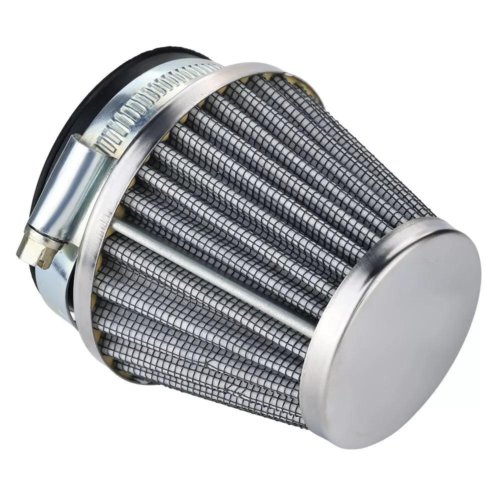 2pcs 54mm Air Filters Chrome Cone for Suzuki GS1000 GS750 GT550 GS700 GS850 Kawasaki Yamaha Honda