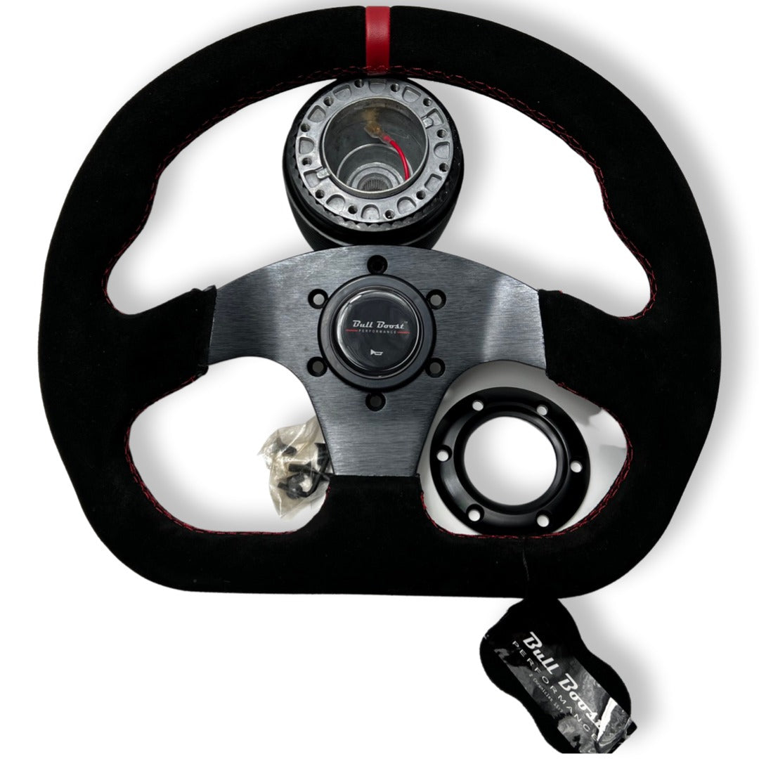 Steering Wheel + Hub Adapter Kit For Mitsubishi Eclipse Lancer Galant Mirage