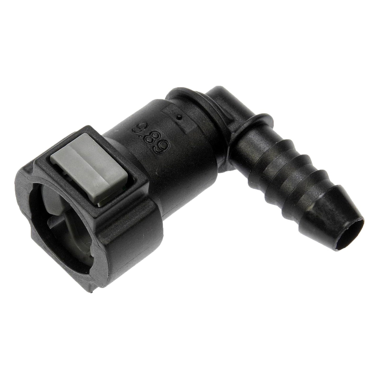 90 Degree LS LS1 SS Fuel Rail Quick Connect Fitting Line Adapter 3-8” ID to 3-8"