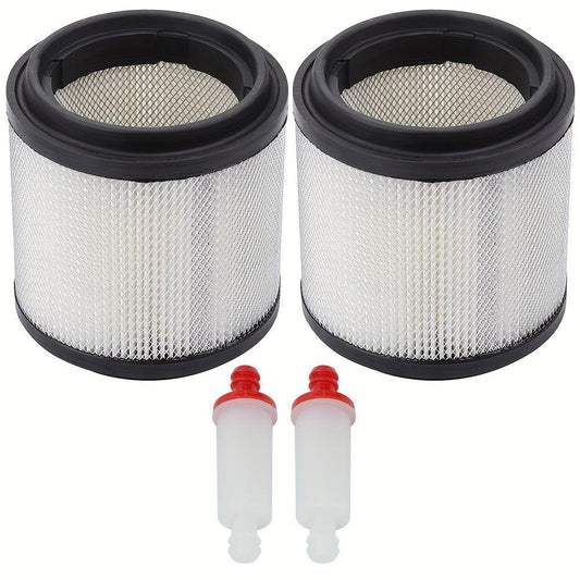4 Packs 7080369 Air Filters 2530009 Fuel Filters For Polaris ATV 92.46gal 105.67gal Big Boss 250 4X4 Sportsman 600 700