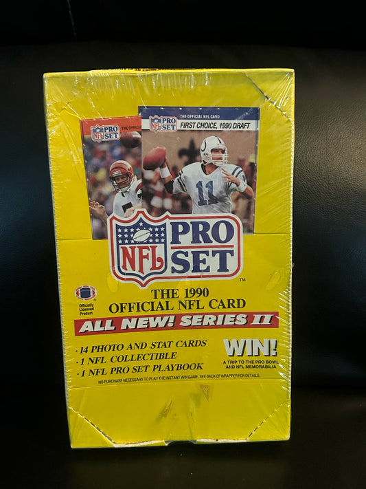 1990 Pro Set Series II Football Card Box Brand New Sealed Football