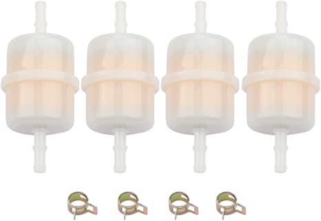 Hipa 4-Pack 24 050 13-S Fuel Filter 15 Micron for Kohler CH20S - CH25S, CH670S CH730S - CH750S LH685S SV720S to SV740S