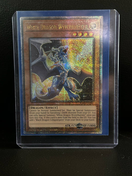 White Dragon Wyverburster - RA04-EN203 - Quarter Century Secret Rare - 1st Edition Yu-Gi-Oh