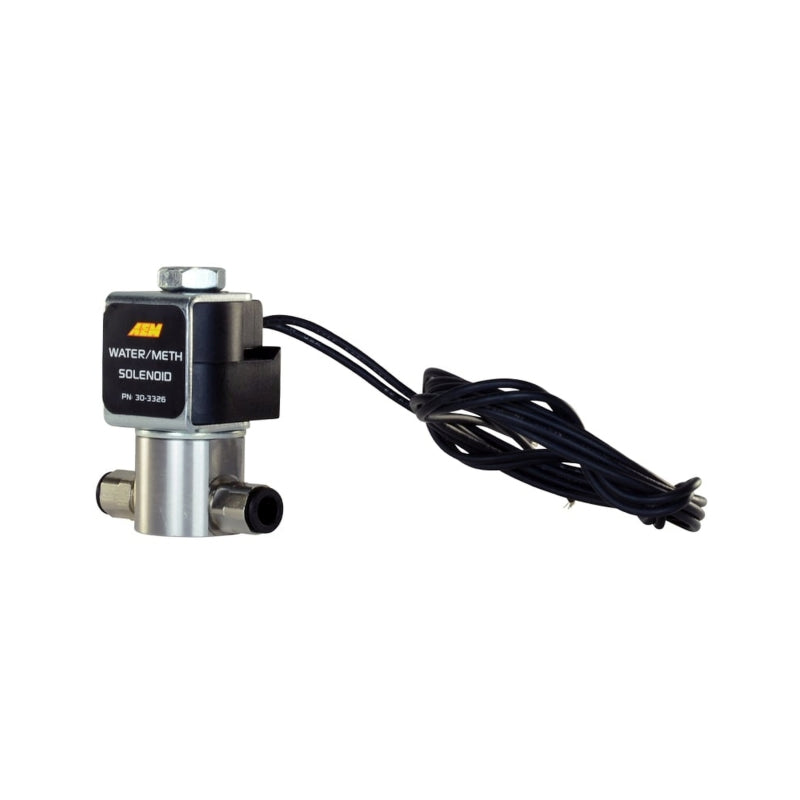 AEM Water/Methanol Injection System - High-Flow Low-Current WMI Solenoid - 200PSI 1/8in-27NPT In/Out
