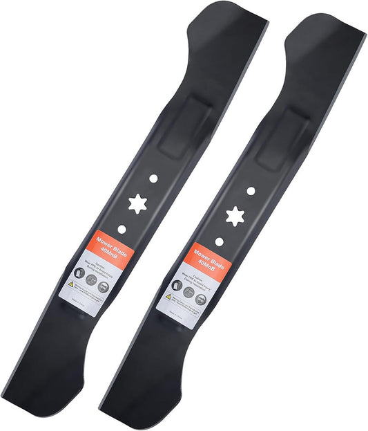 2-Pack 46 inch 942-04244A Blades for Cub Cadet LTX1045 LTX1046 XT1 XT2 LT46 RZT L46 Deck Mower Replace MTD 942-04290 742-04244 High-Lift