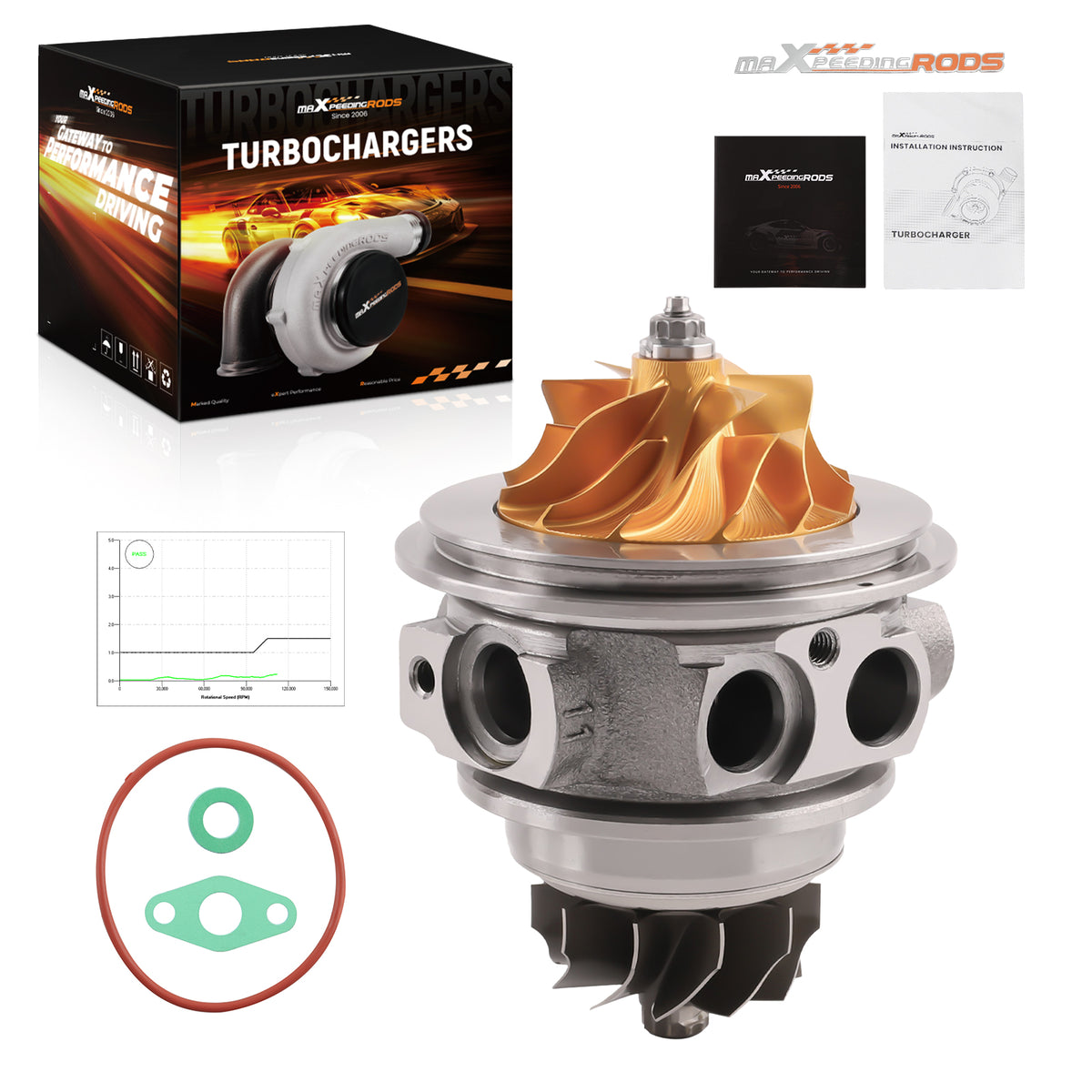 Upgraded Billet Turbo Cartridge CHRA compatible For BMW 320i 328i 520i 528i X1 X3 Z4 N20B20