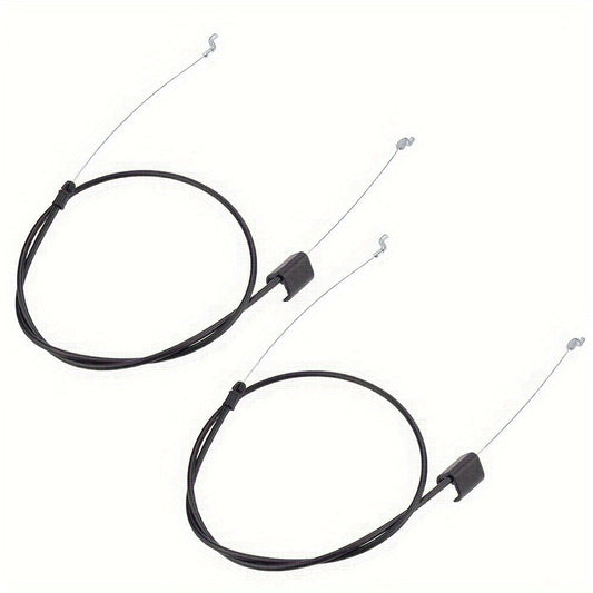 2-Piece Cord Throttle Pull Control Cable - Universally Compatible with MTD 22 DECK Lawn Mowers for Smooth Throttle Operation - 746-1130 Model Replacement Part with 2 High-Quality Cables