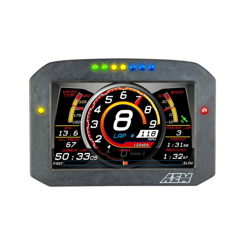 AEM CD-7L Carbon Logging Flush Digital Dash Display
