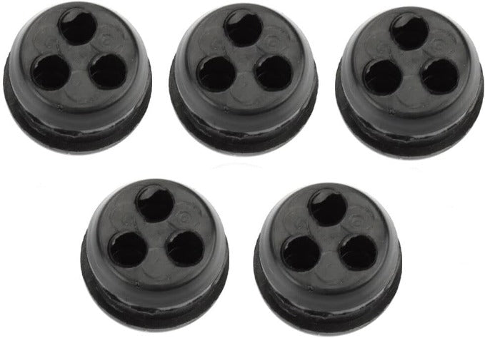 5-Pack Fuel Tank Tube 3-Hole Grommet for ECHO SRM210 SRM210i SRM211 SRM211i SRM210U SRM211U SRM225 SRM310 Trimmer # 13211546730 V137000030
