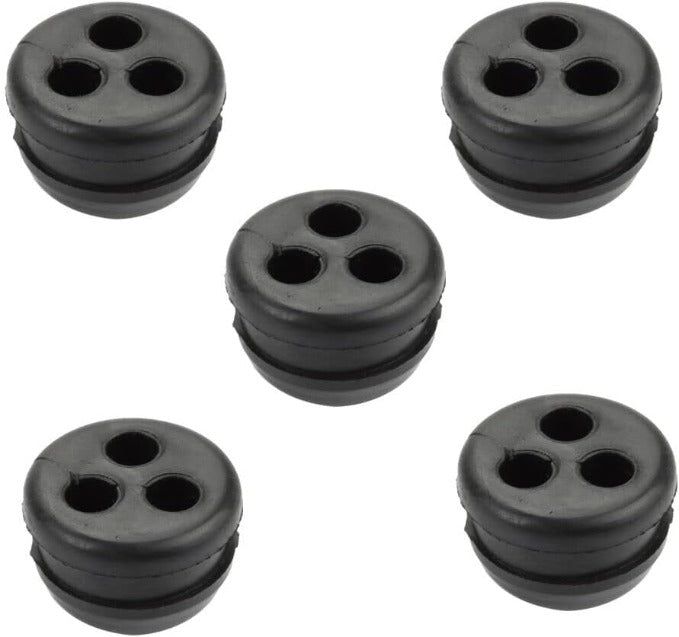 5-Pack Fuel Tank Tube 3-Hole Grommet for ECHO SRM210 SRM210i SRM211 SRM211i SRM210U SRM211U SRM225 SRM310 Trimmer # 13211546730 V137000030