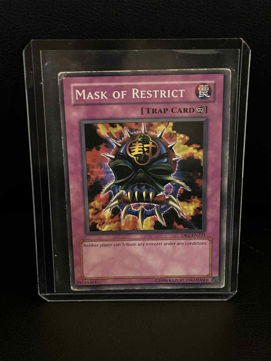 Mask of Restrict - DB1-EN221 - Common - Unlimited Edition  Dark Beginning 1 Yu-Gi-Oh