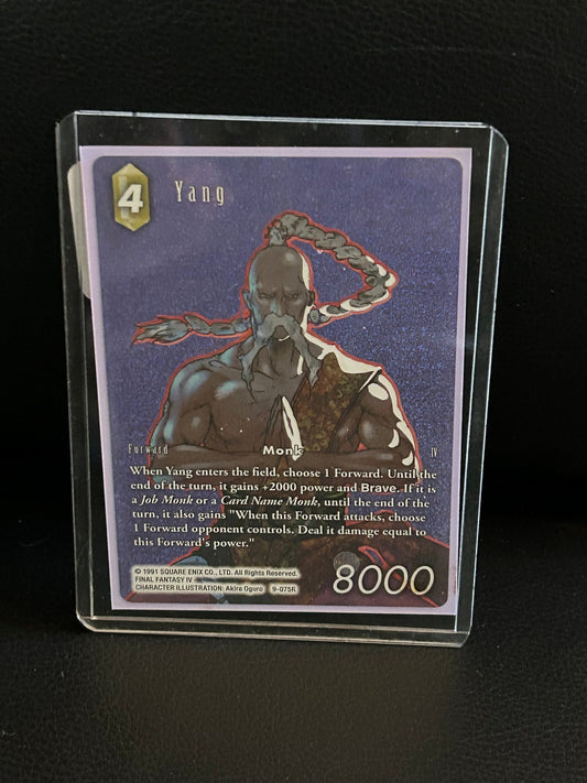 Yang - 9-075R - Full Art Opus 9 Final Fantasy
