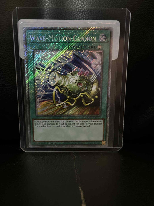 Wave-Motion Cannon - RA03-EN127 - Platinum Secret Rare - 1st Edition Quarter
