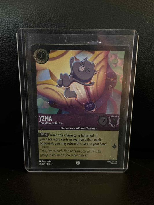 Yzma - Transformed Kitten - 59/204 - Common - Cold Foil Archazia's Island