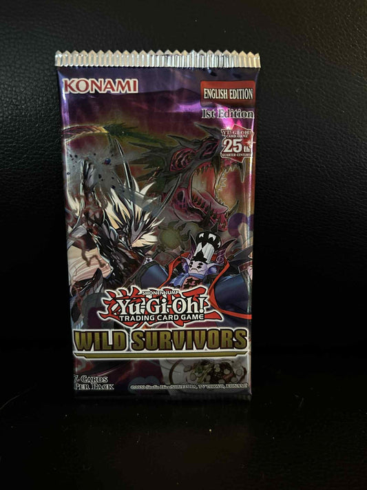Wild Survivors 1st Edition Booster Pack Brand New Sealed Yu-Gi-Oh