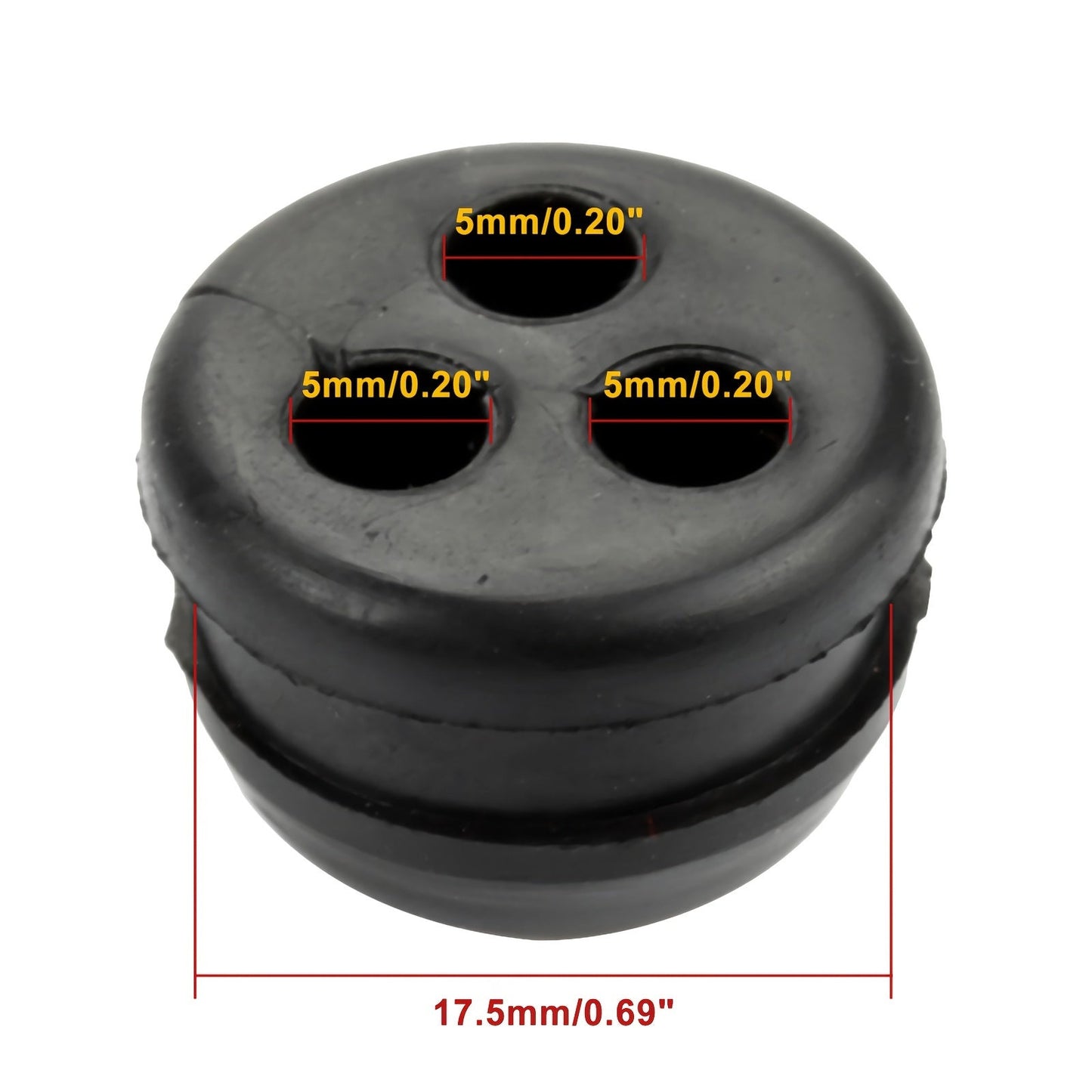 5pcs 13211546730 V137000030 Fuel Tank Tube 3-Hole Grommet For ECHO GT200EZR GT201EZR GT200i PE200 PE201 PPF210 SRM210 SRM211 HC150 HC151 Clipper Trimmer