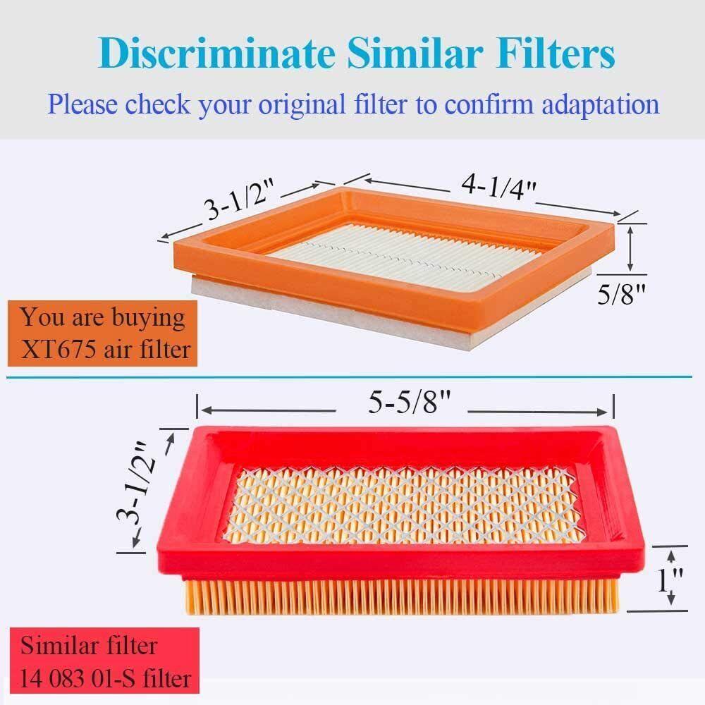 5x Air Filter 14 083 15-S/14083 16-S Fit for Kohler XT650 XT675 Lawnmower Engine