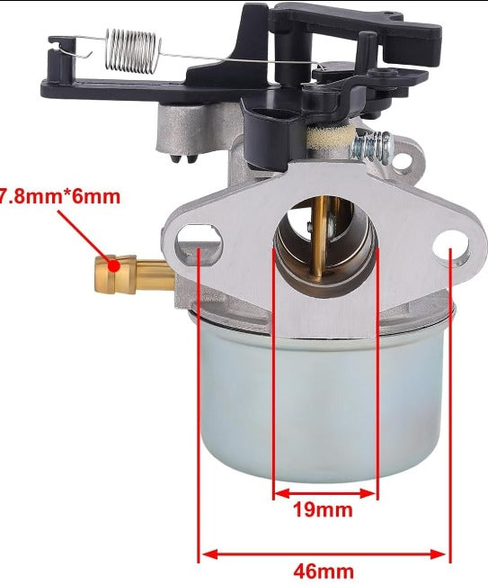 Carburetor for Troy Bilt 875ex 875exi 850ex 775ex 2700 2800 3000 PSI 8.75hp 8.5hp 190cc Pressure Washer #BS 590948 591137 593599 797301