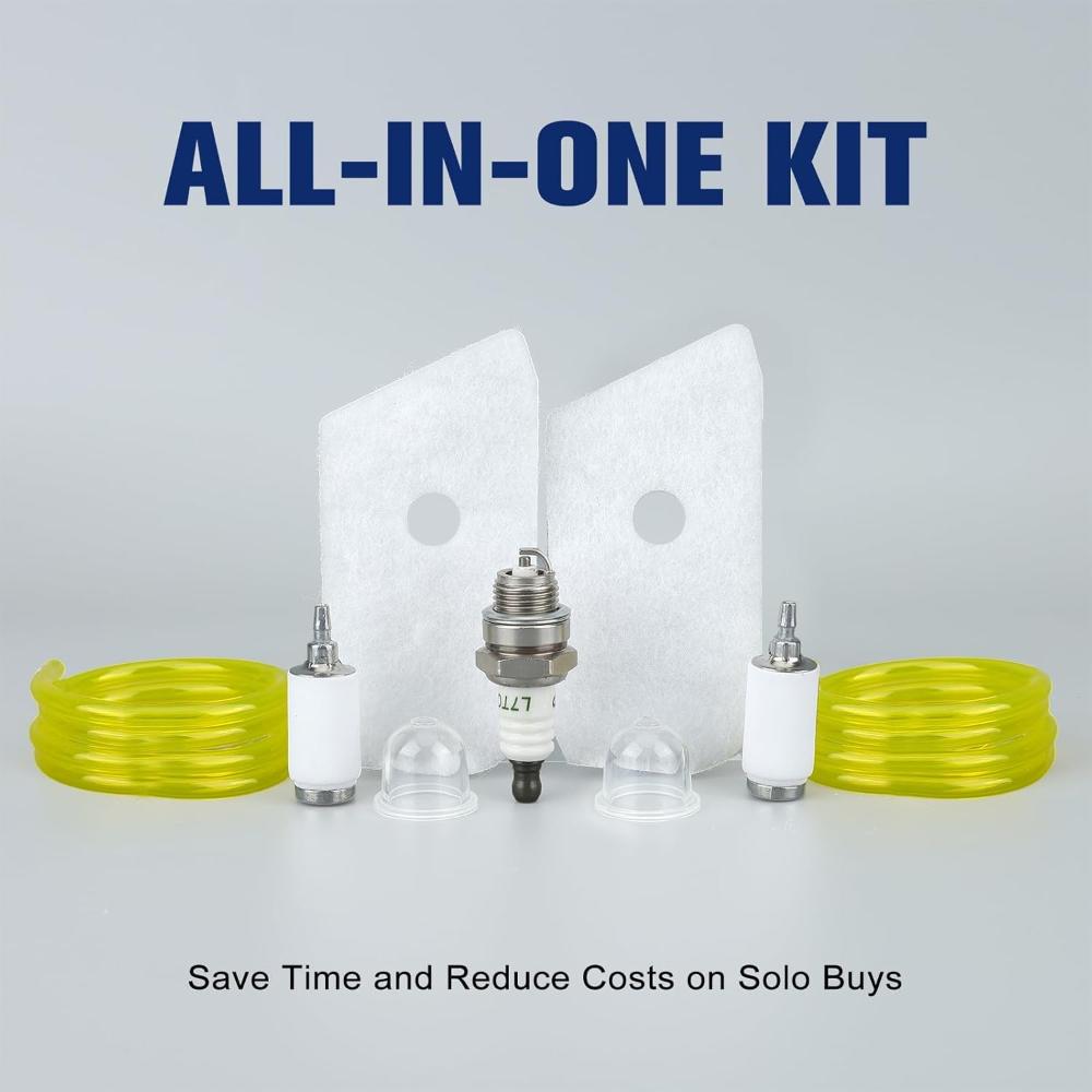 Air Filter Kit for Husqvarna 125L 128L 128CD 128LD 124L Trimmer Brushcutter With Primer Bulb Fuel Line # 530 15 02-53