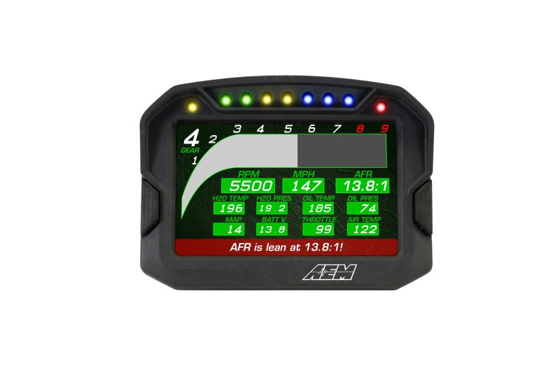AEM CD-5G Carbon Digital Dash Display w/ Interal 10Hz GPS & Antenna
