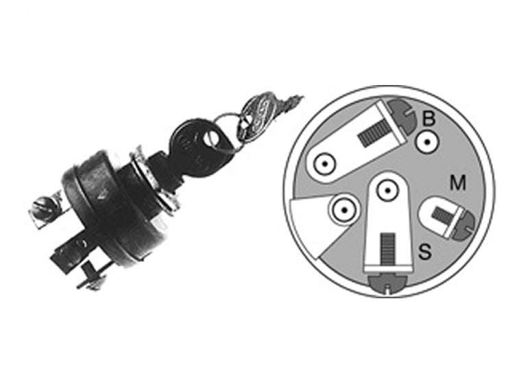 Rotary 6545 7011155YP Fits Snapper Starter Switch