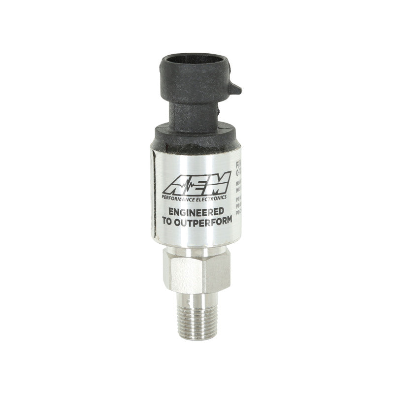 AEM 1000 PSIg Stainless Sensor Kit - 1/8in NPT Male Thread to -4 Adapter