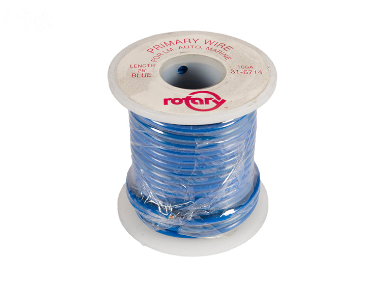 6714 Rotary Primary Wire Blue 16 Awg 25'