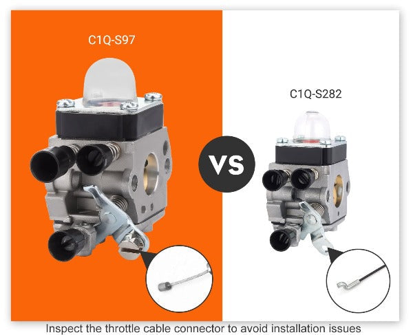 Hipa C1Q-S63 FS55R Carburetor Kit for Stihl FS 55 R 55RC FS38 FS45 FS46 FS80 FS85 FS80R FS85R FC85 String Trimmer Brushcutter # 4137-120-0606