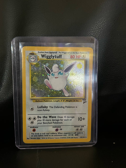 Wigglytuff - 19/130 - Holo Rare - Unlimited Edition  Base Set 2 Pokemon