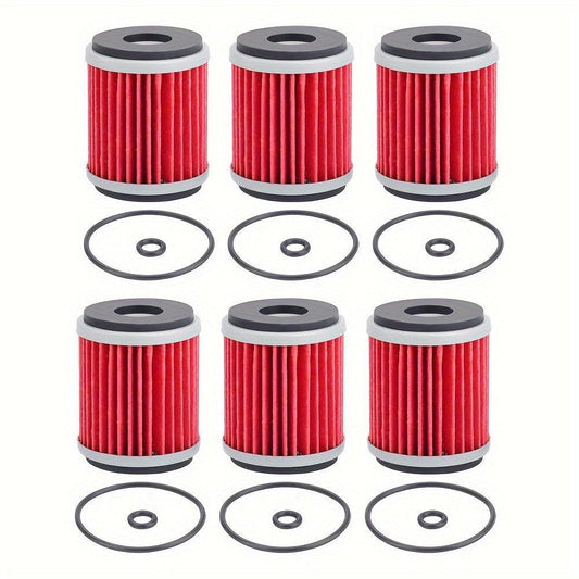 6pcs HF141 Oil Filter For Yamaha YFZ 450 Oil Filter WR250F WR250R WR250X