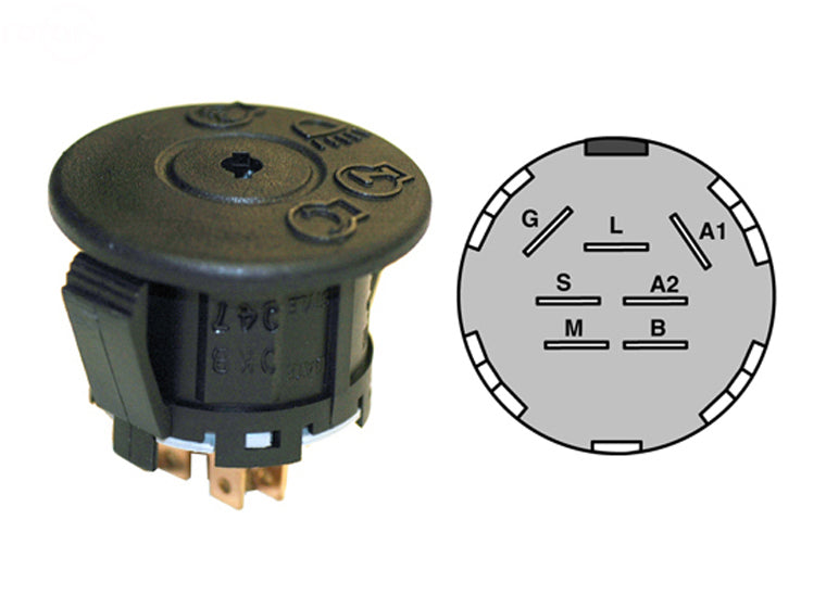 Rotary 7015 94762 Fits Murray Ignition Switch