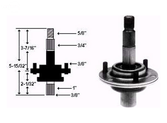 Rotary 7156 917-0900A Fits MTD Spindle Assembly